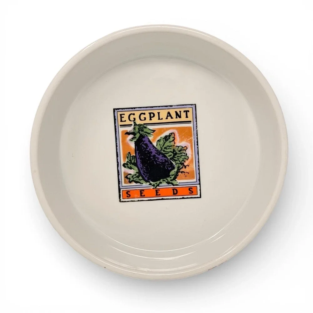 BIA Cordon Bleu Quiche Dish Unisex 9.5in‎ White Eggplant Seed Packet
